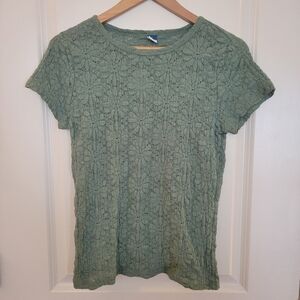 Old Navy Women's Sage Lace Top